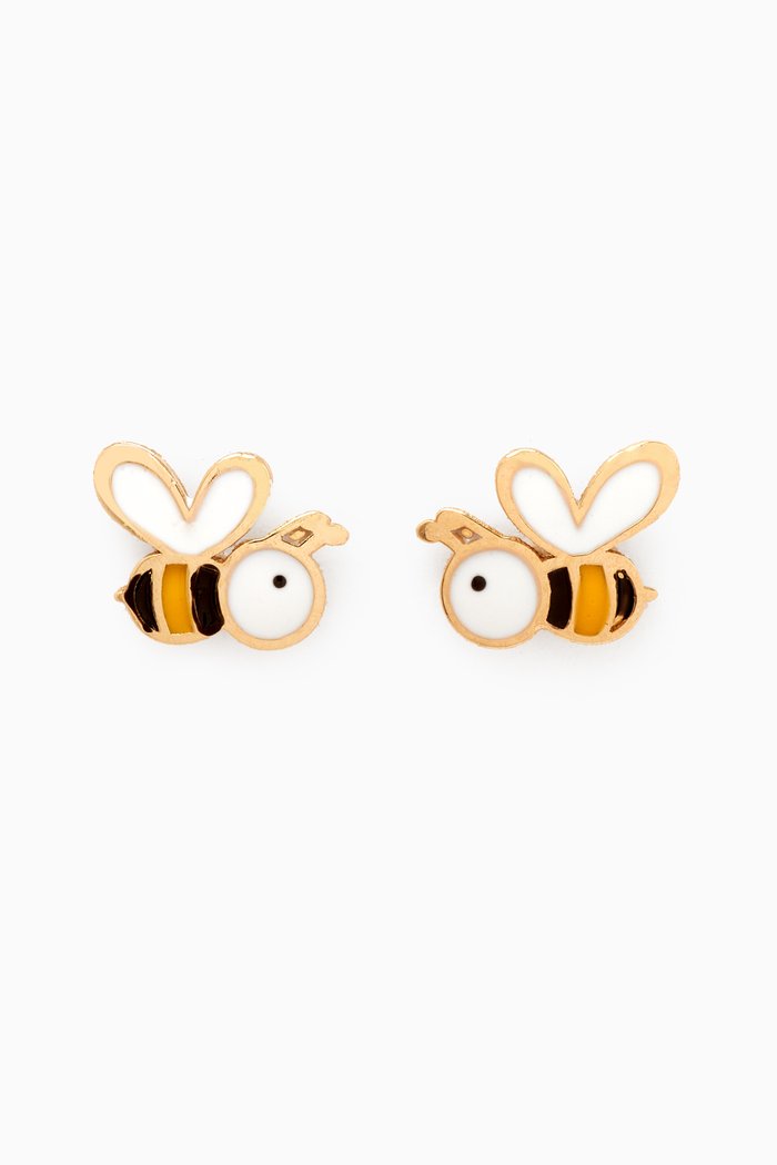 

Flying Bee Earrings in 18kt Yellow Gold