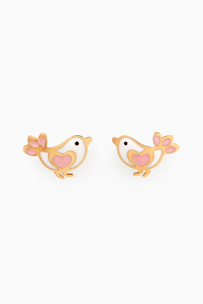 

Happy Bird Earrings in 18kt Yellow Gold