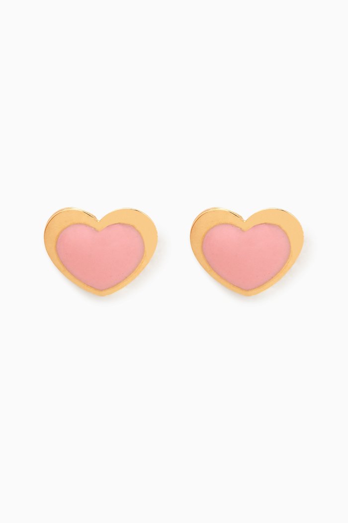 

Heart Earrings in 18kt Yellow Gold