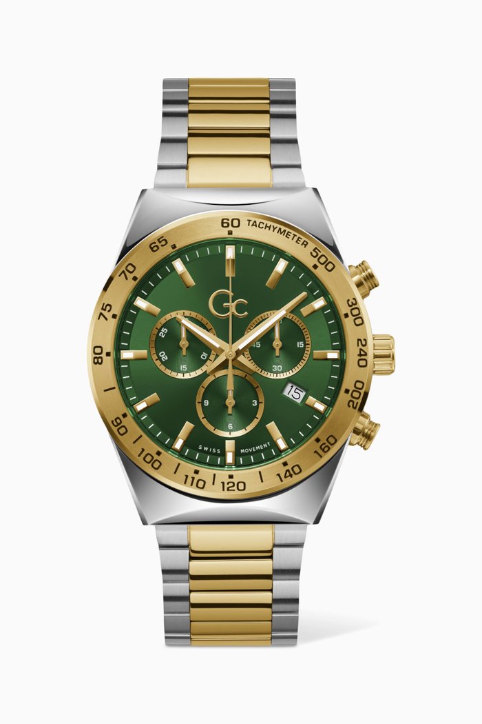 

Clubhouse Watch in Stainless Steel, 41mm, Green
