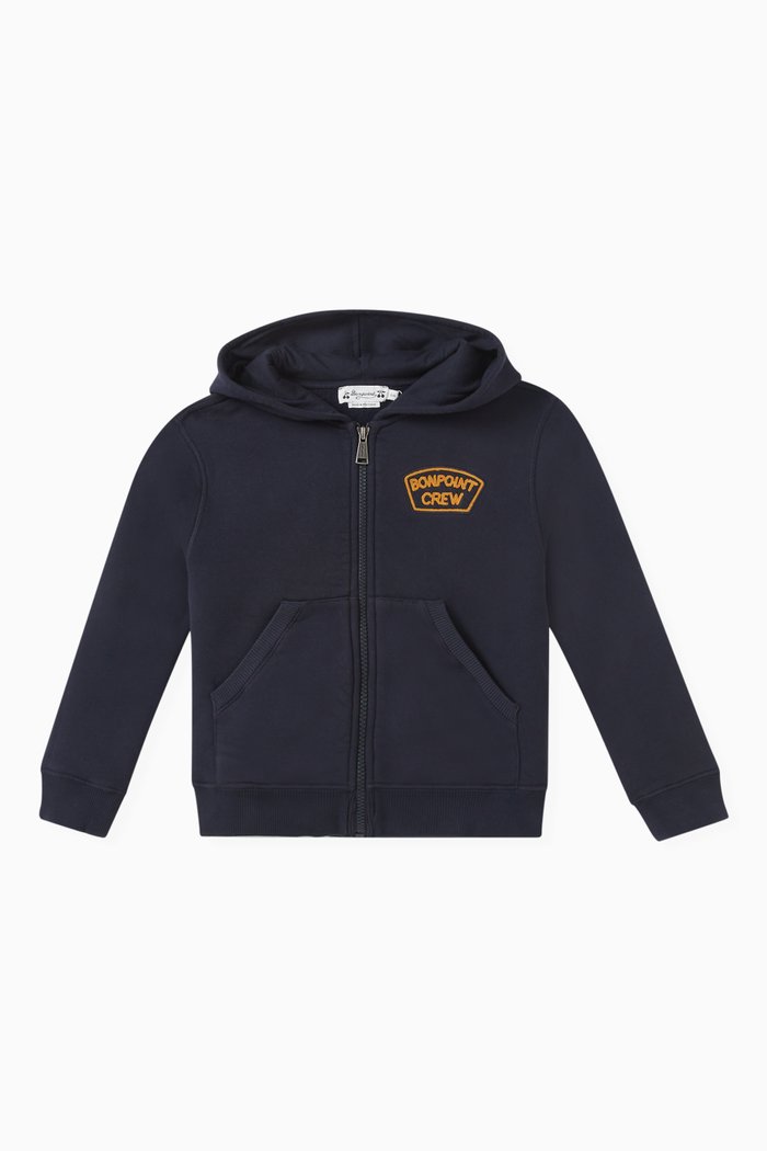 

Dagan Sweatshirt in Organic Cotton, Blue