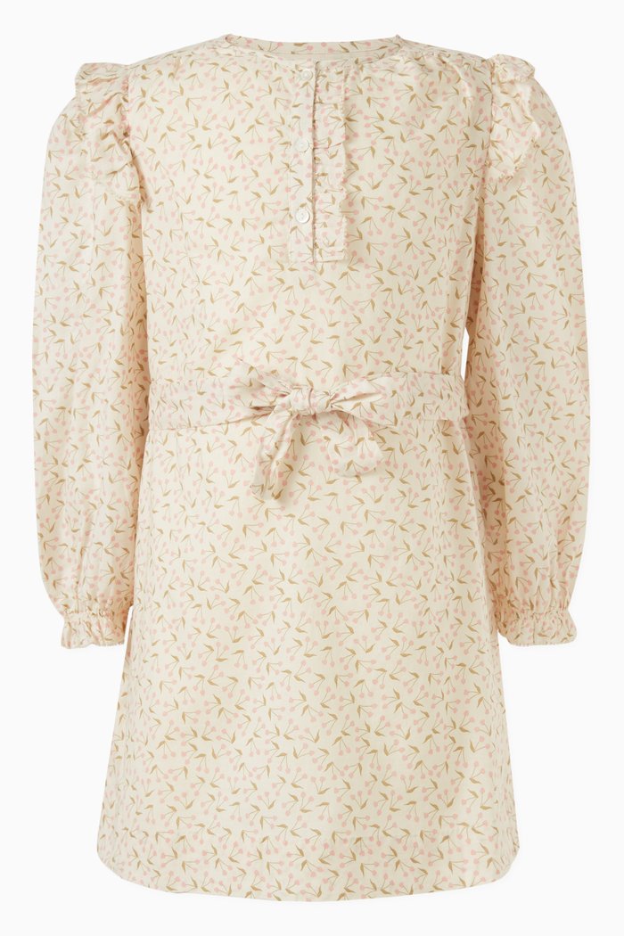 

Tosca Cherry Print Dress in Cotton, Pink
