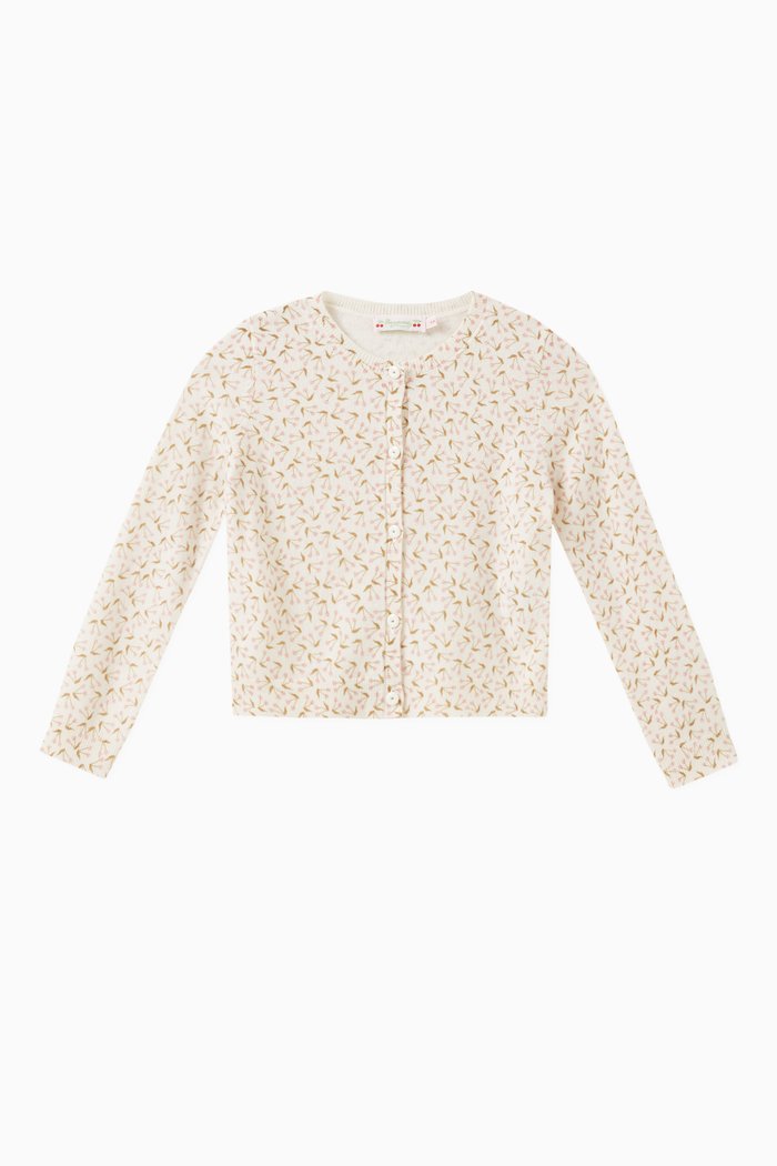 

Twist Cardigan in Cashmere, White