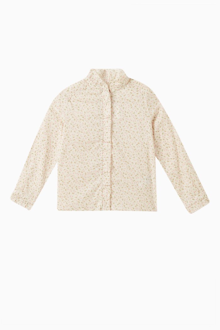 

Bree Blouse in Cotton, Pink