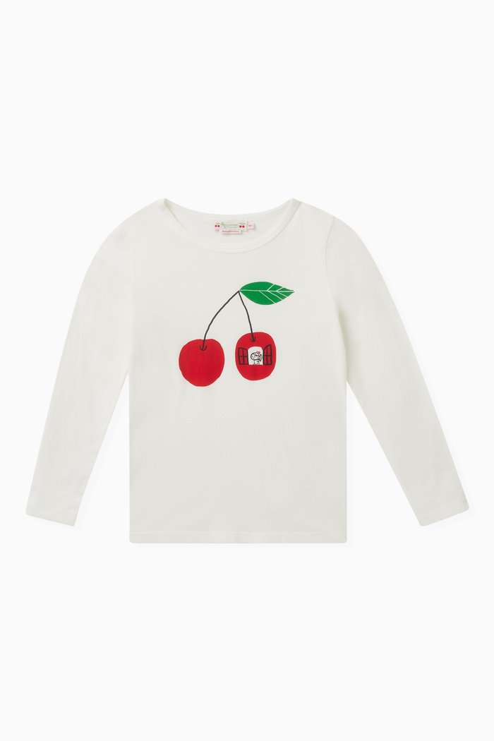 

Tidjiane Long Sleeved T-Shirt in Organic Cotton, Neutral
