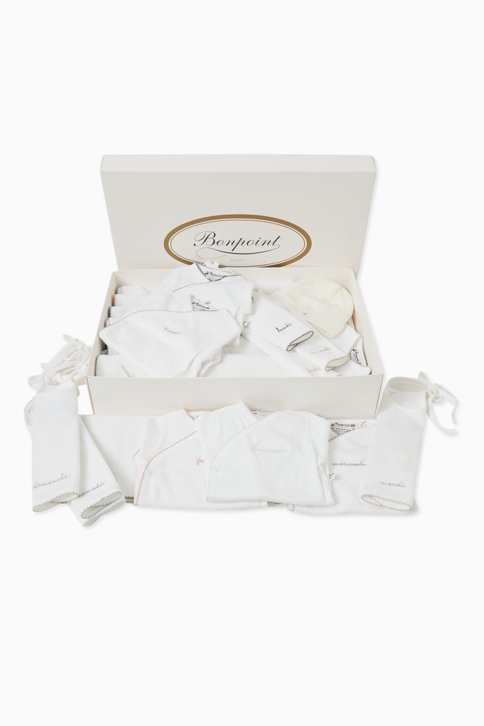 

Maternity Box in Cotton, White