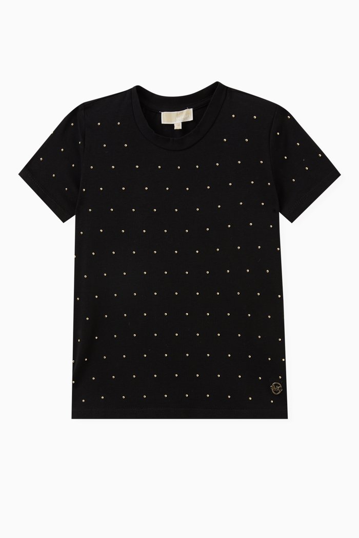 

Logo Print T-shirt in Cotton, Black