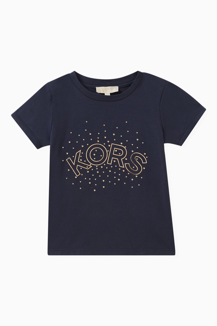 

Logo T-shirt in Cotton, Blue