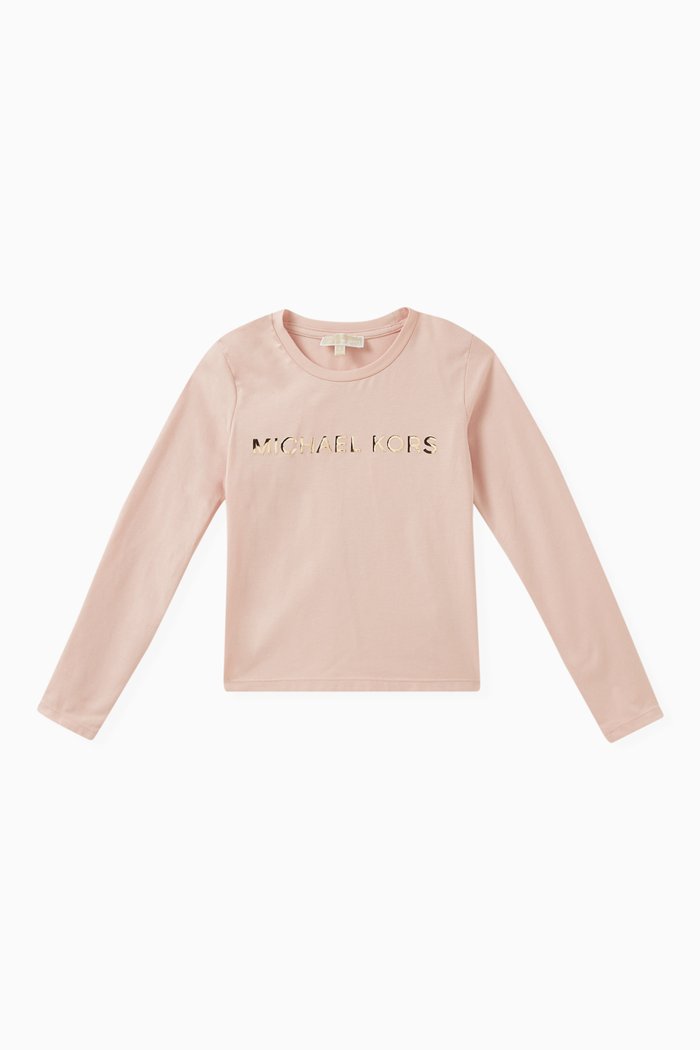 

Logo T-shirt in Cotton, Pink