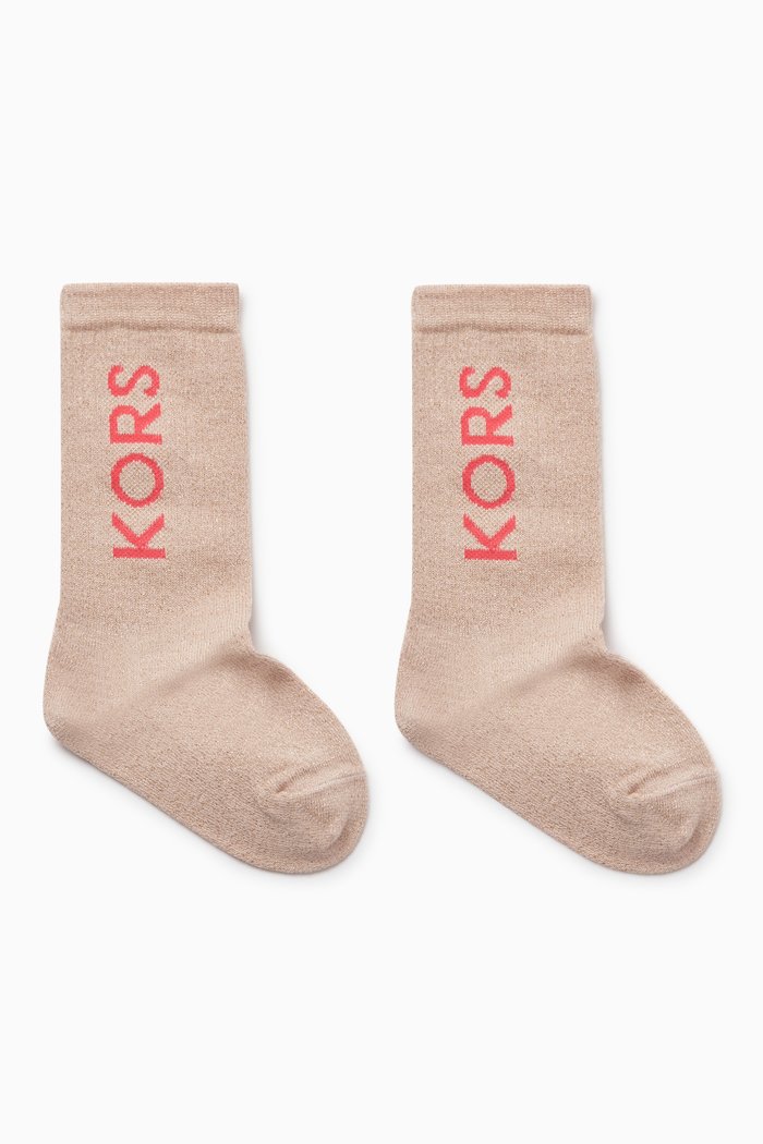 

Logo Socks in Cotton-blend, Pink