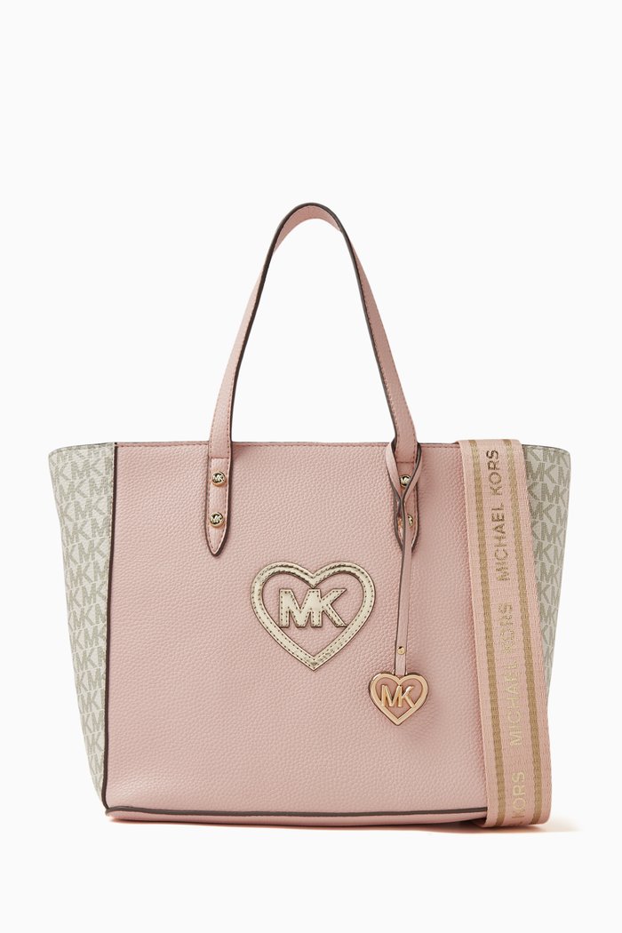 

Logo-detail Tote Bag in Polyester, Pink
