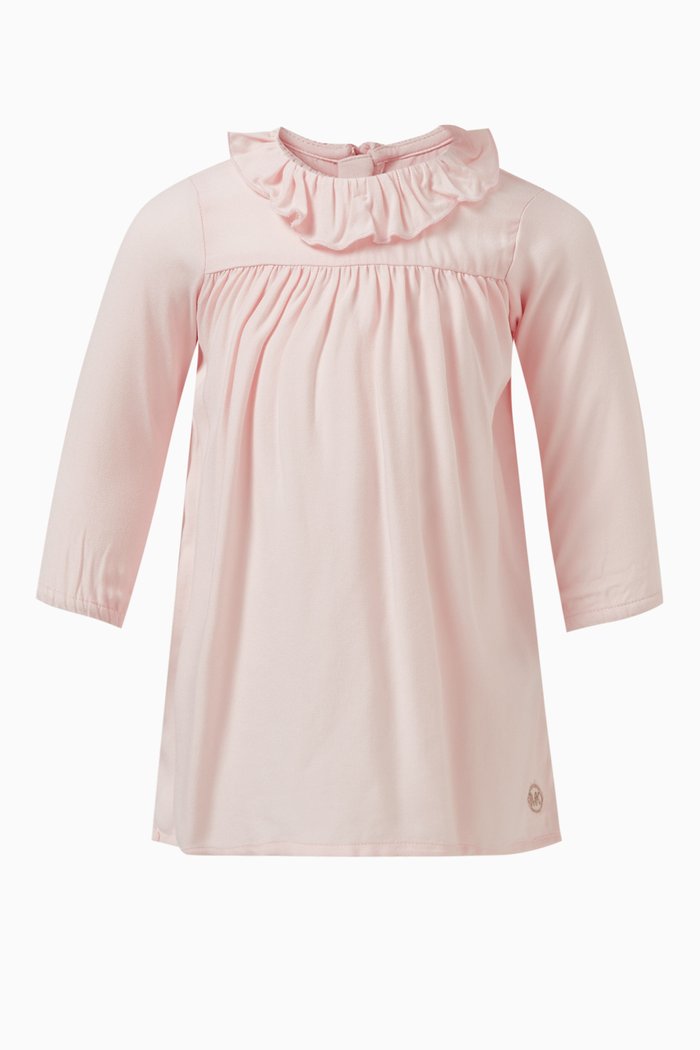 

Logo-embroidered Dress in Viscose, Pink