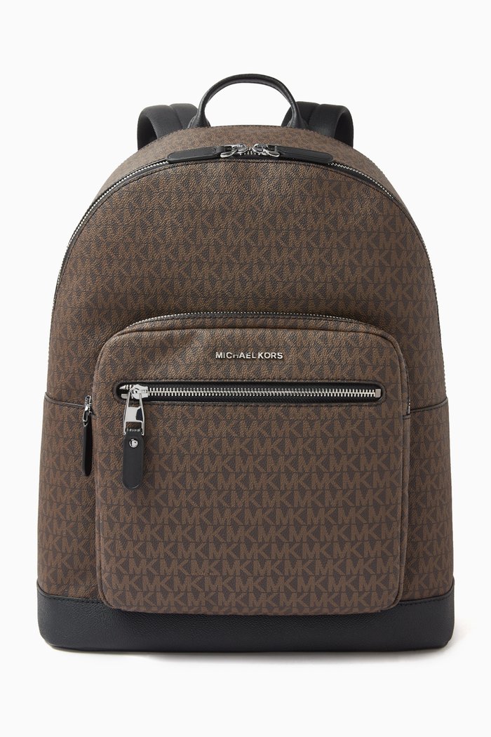 

Hudson Backpack in Coated Canvas, Brown