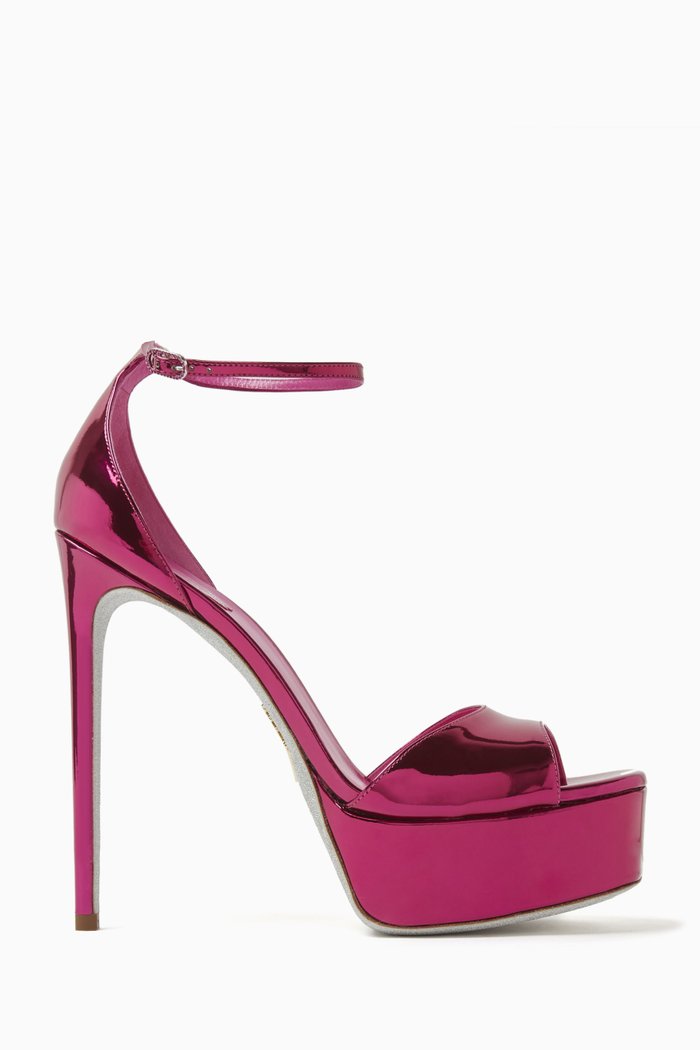 

Anastasia 130 Sandals in Leather, Pink