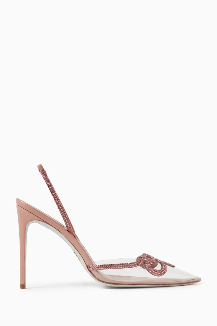 

Olivia Slingback 105 Pumps in Satin, Pink