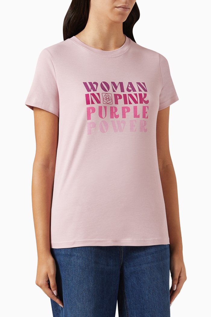 

Bill T-shirt in Jersey, Pink