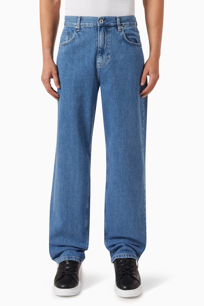 

KLJ Relaxed Fit Jeans in Denim, Blue