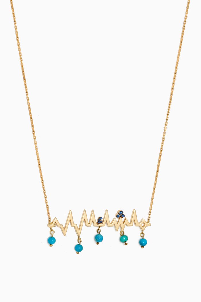 

Arabic Mashallah Necklace in 18kt Gold, Yellow