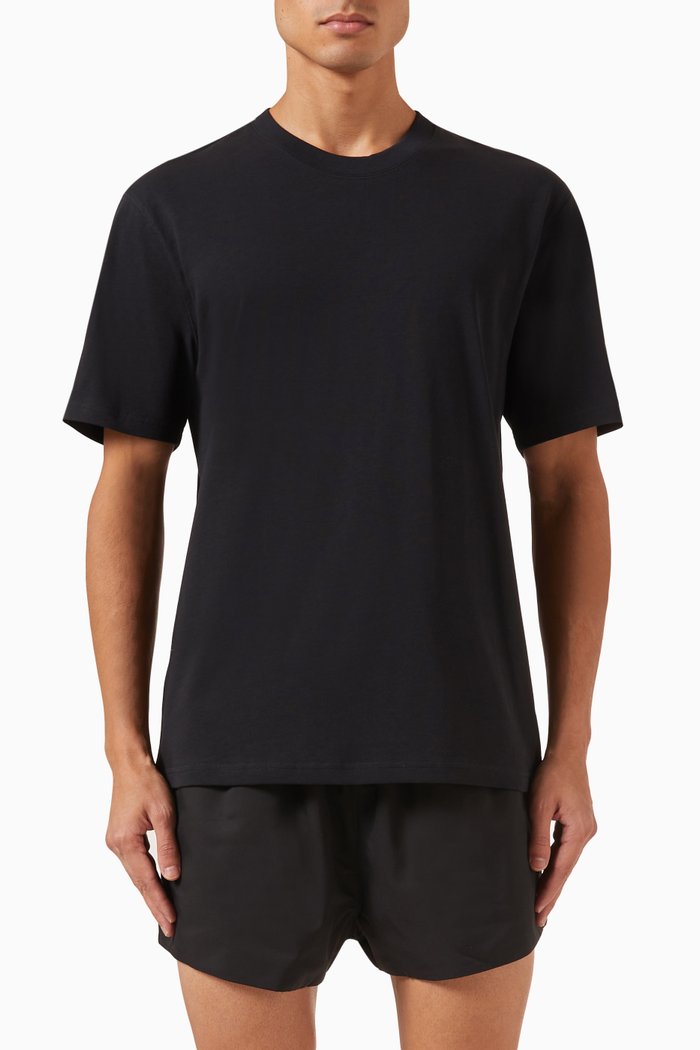 

Fade Out T-shirt in Cotton-jersey, Black