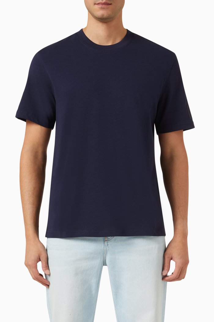 

Fade Out T-shirt in Cotton-jersey, Blue