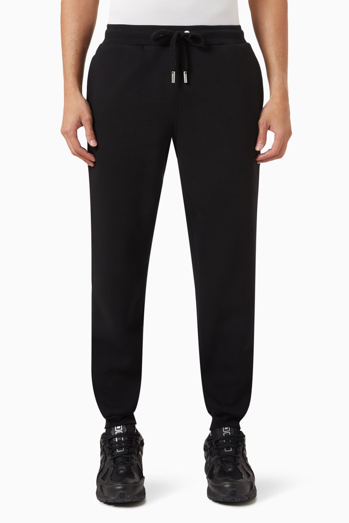 

Logo Sweatpants in Organic Cotton-blend, Black