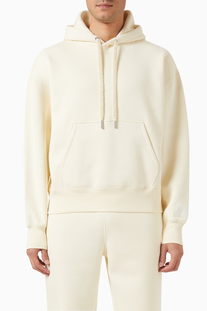 

Ami Alexandre Mattiussi Hoodie in Brushed-cotton, Neutral