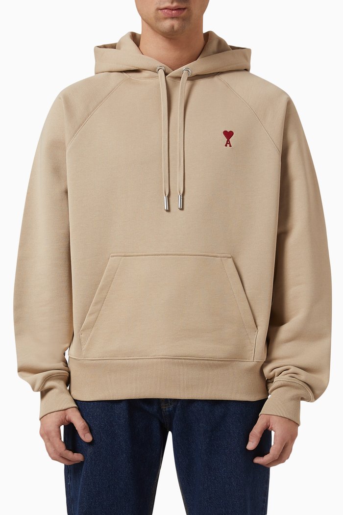 

Ami De Coeur Hoodie in Cotton, Neutral