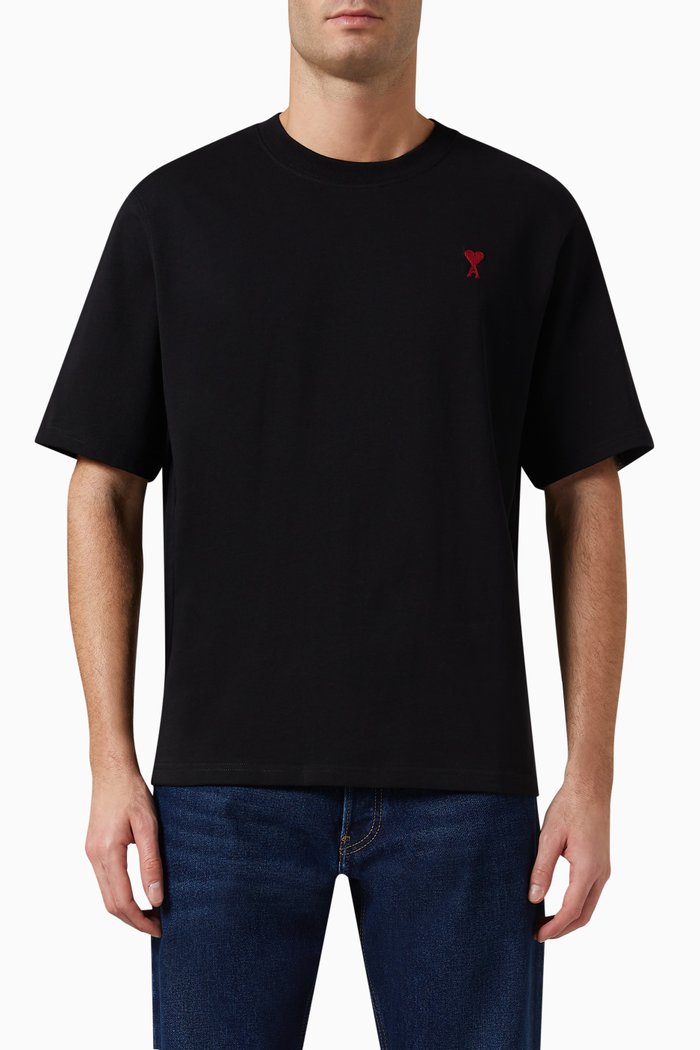 

Logo T-shirt in Cotton Jersey, Black