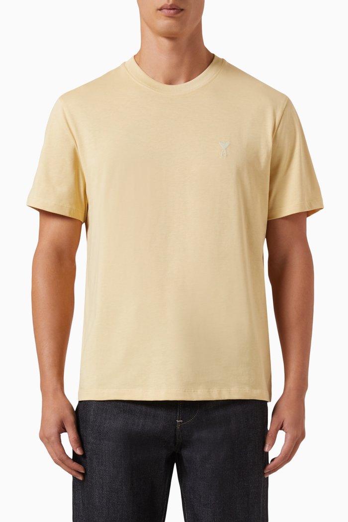 

ADC T-shirt in Cotton Jersey, Yellow