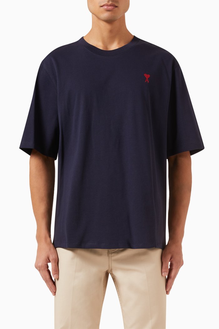 

Ami De Coeur T-shirt in Cotton-jersey, Blue