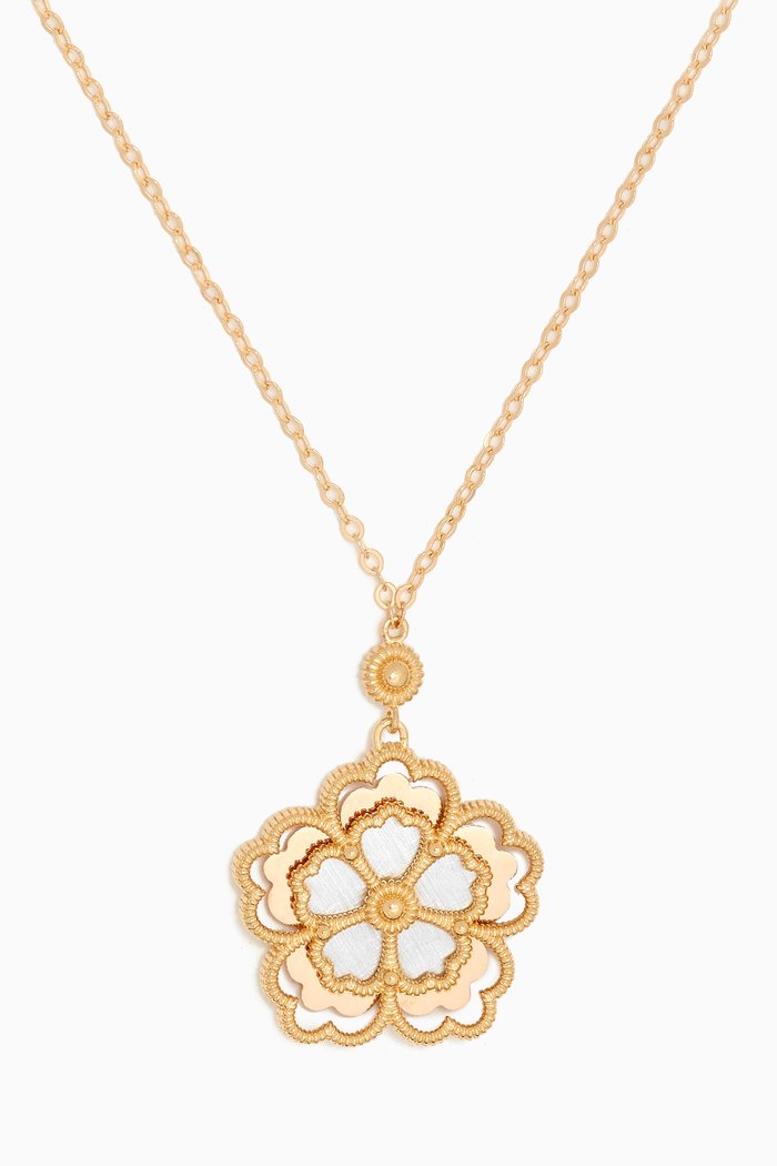 

Farfasha Giardino Oro Necklace in 18kt Yellow & White Gold, Multicolour