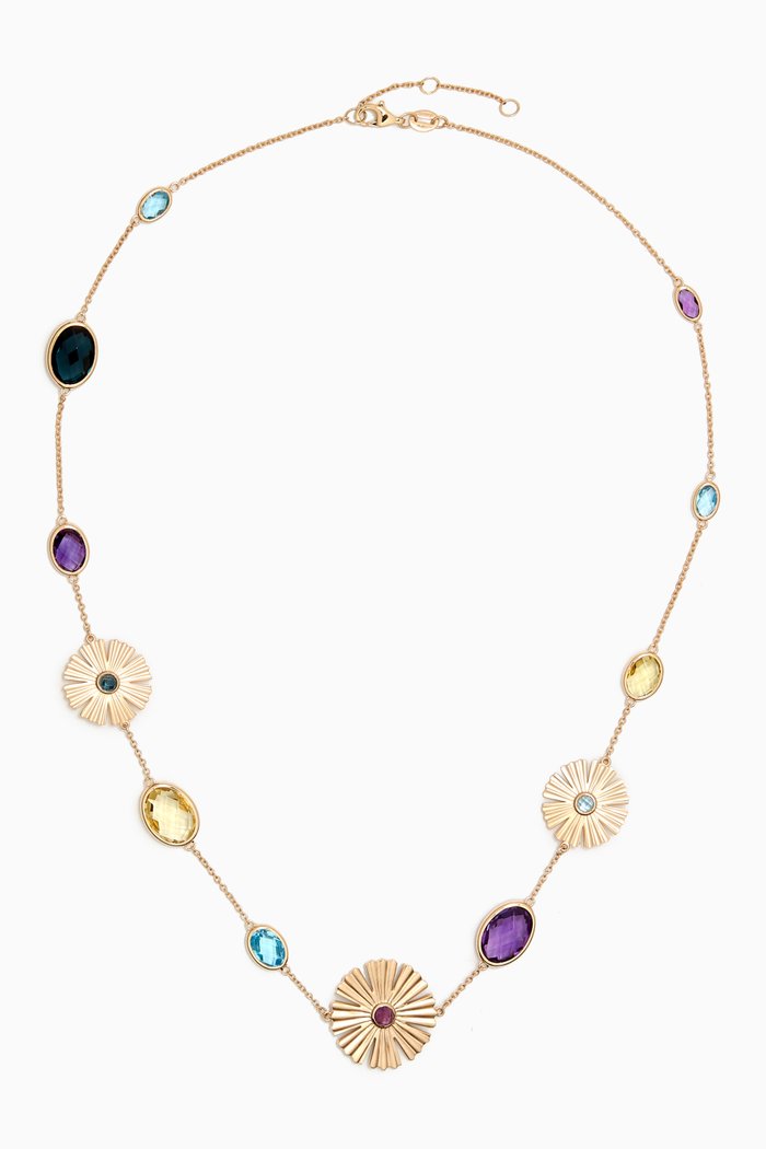 Farfasha Sunkiss Garden Choker Necklace in 18kt Yellow Gold