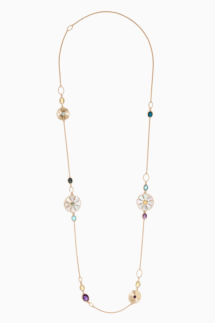 

Farfasha Sunkiss Garden Station Necklace in 18kt Yellow Gold