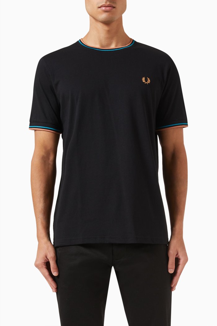 

Twin Tipped T-shirt in Cotton, Black