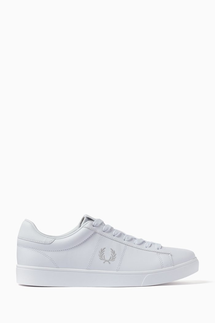 

Spencer Tennis Sneakers in Leather, White