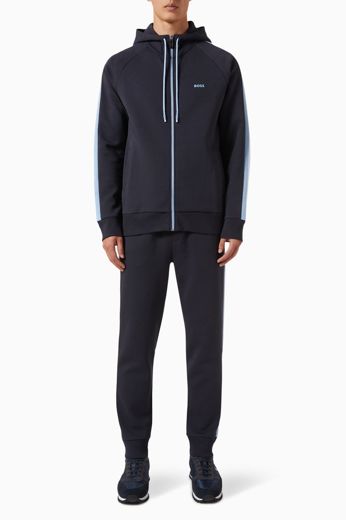 

Tracksuit Set in Cotton-jersey, Blue