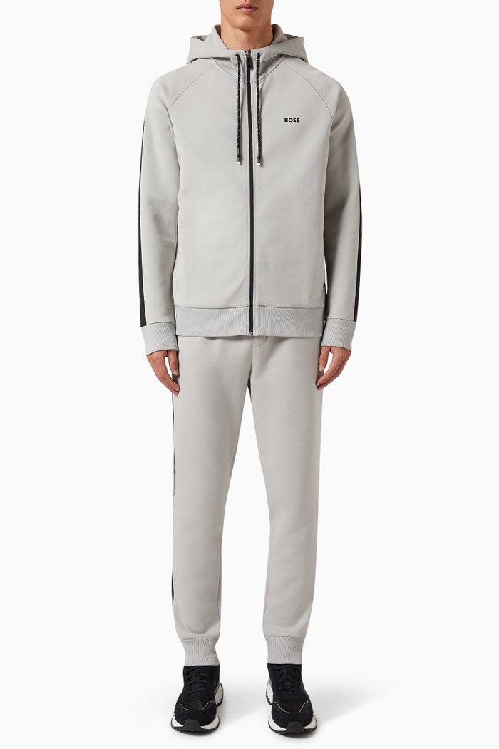 

Tracksuit Set in Cotton-jersey, Grey