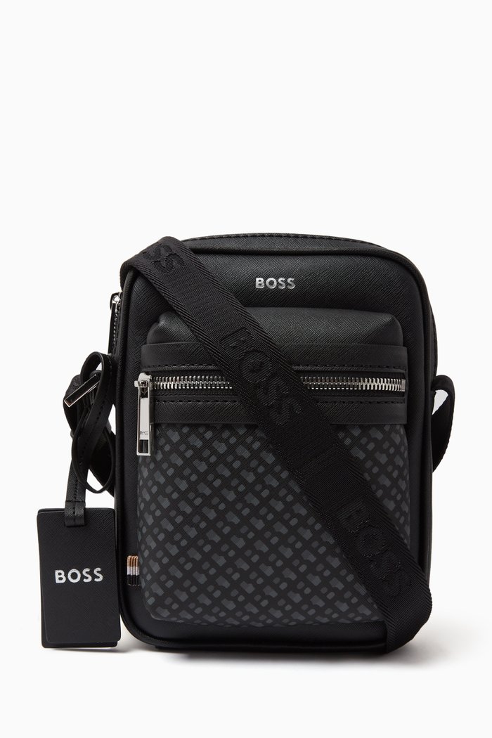 

Zair Reporter Bag in Regenerated Leather, Black