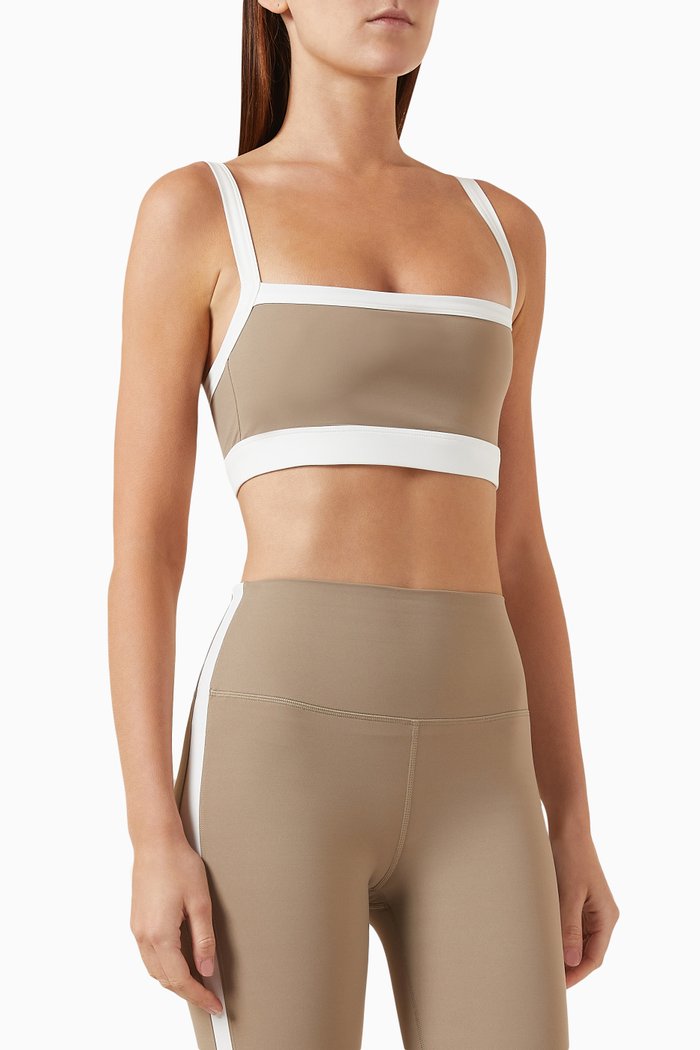 

Monah Rigor Bra in Stretch-nylon, Brown