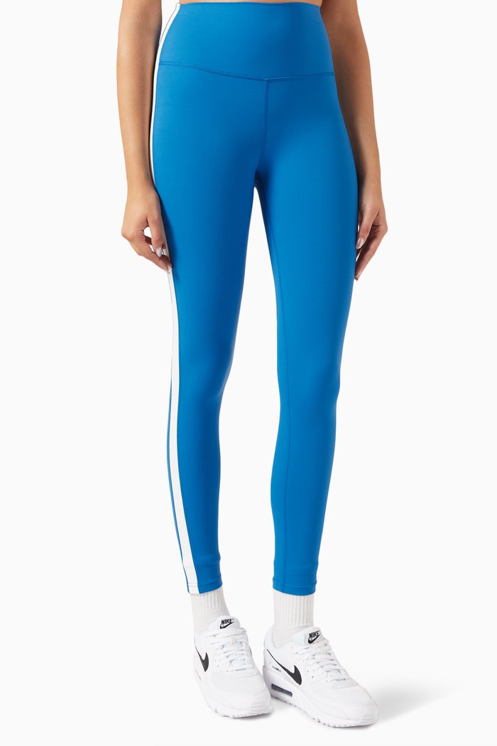 

Clare 7/8 High-waist Rigor Leggings in Stretch-nylon, Blue