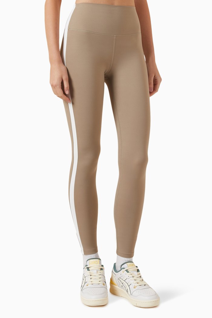 

Clare 7/8 High-waist Rigor Leggings in Stretch-nylon, Brown
