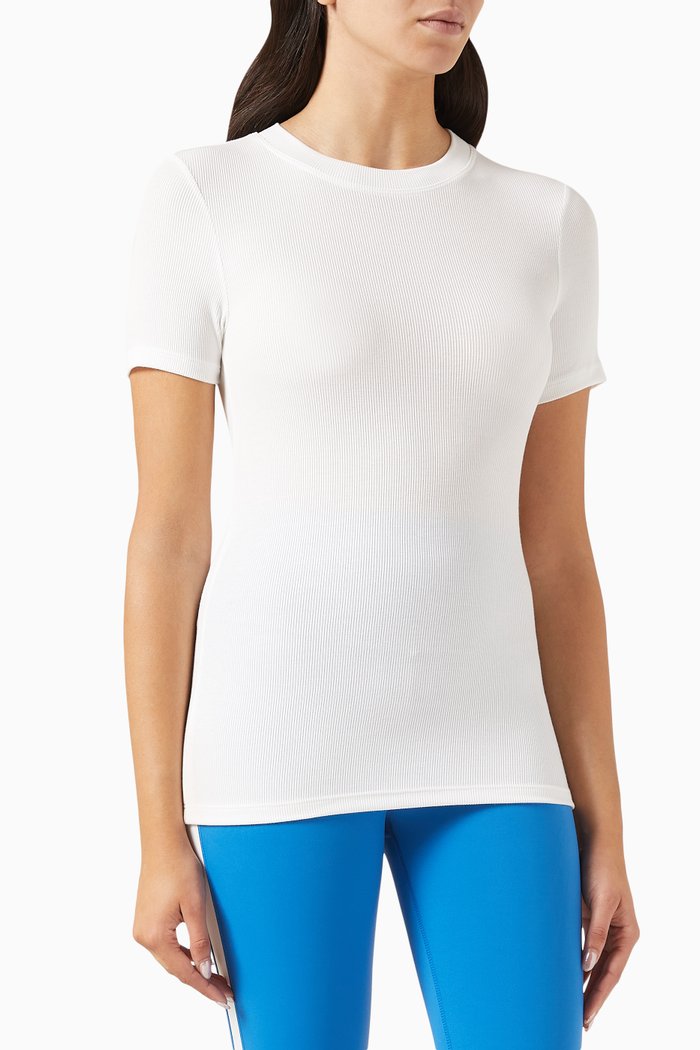 

Louise T-shirt in Tencel-rib, White