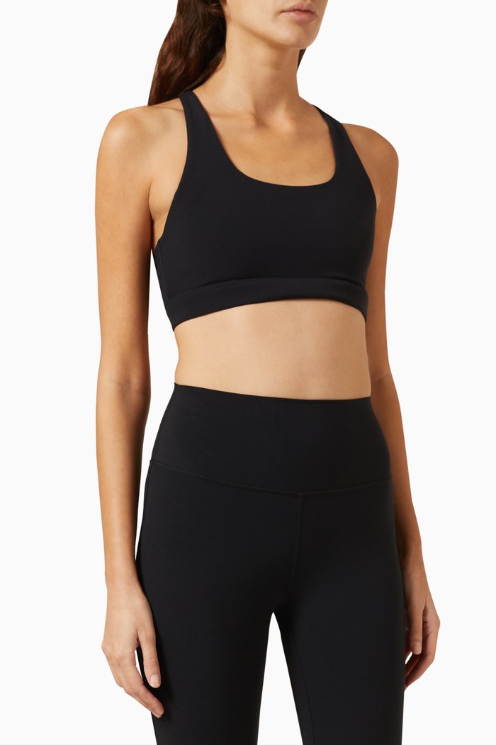 

Airweight Slim Strap Bra in Stretch-nylon, Black