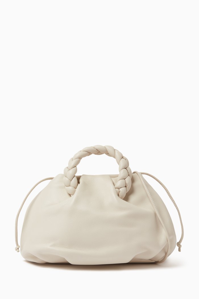 

Small Bombon Crossbody Bag in Lambskin, Neutral