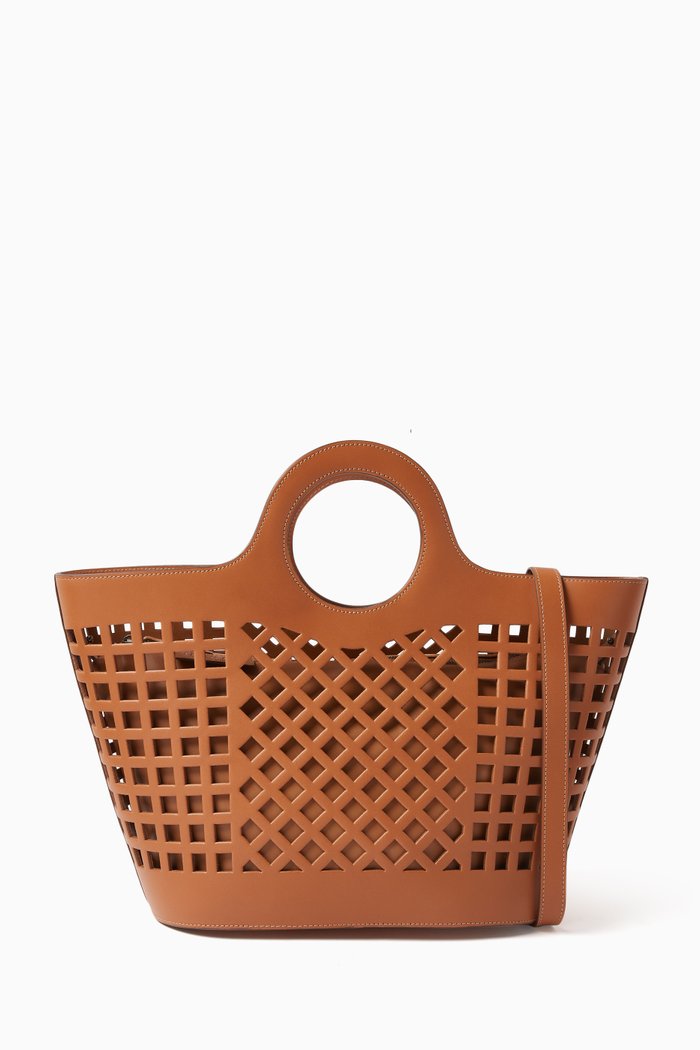 

Medium Colmado Tote Bag in Leather, Brown