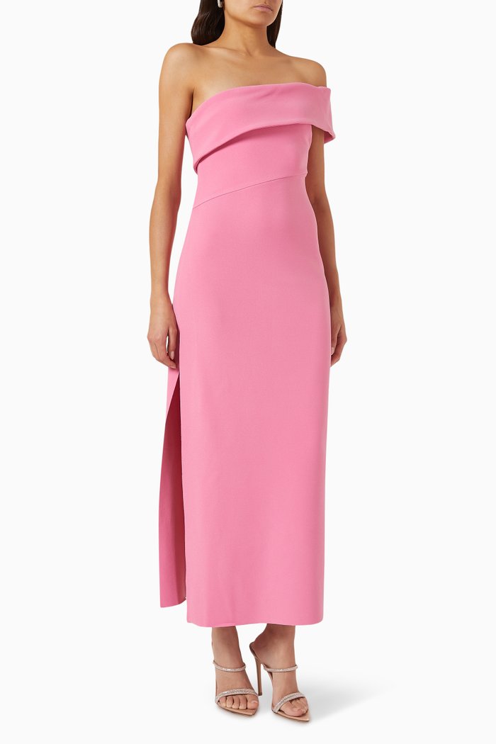 

Quinn One-shoulder Dress, Pink