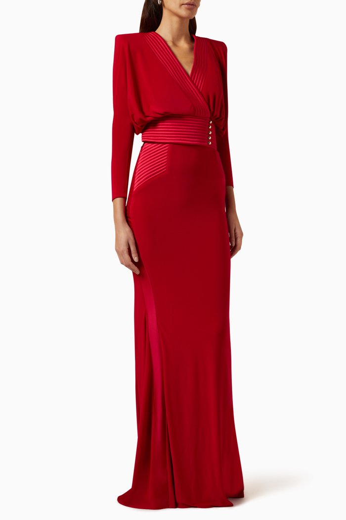 

I'm Her Man Gown in Stretch-jersey, Red
