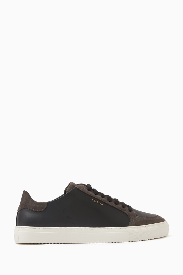 

Clean 90 Sneakers in Leather & Suede, Black