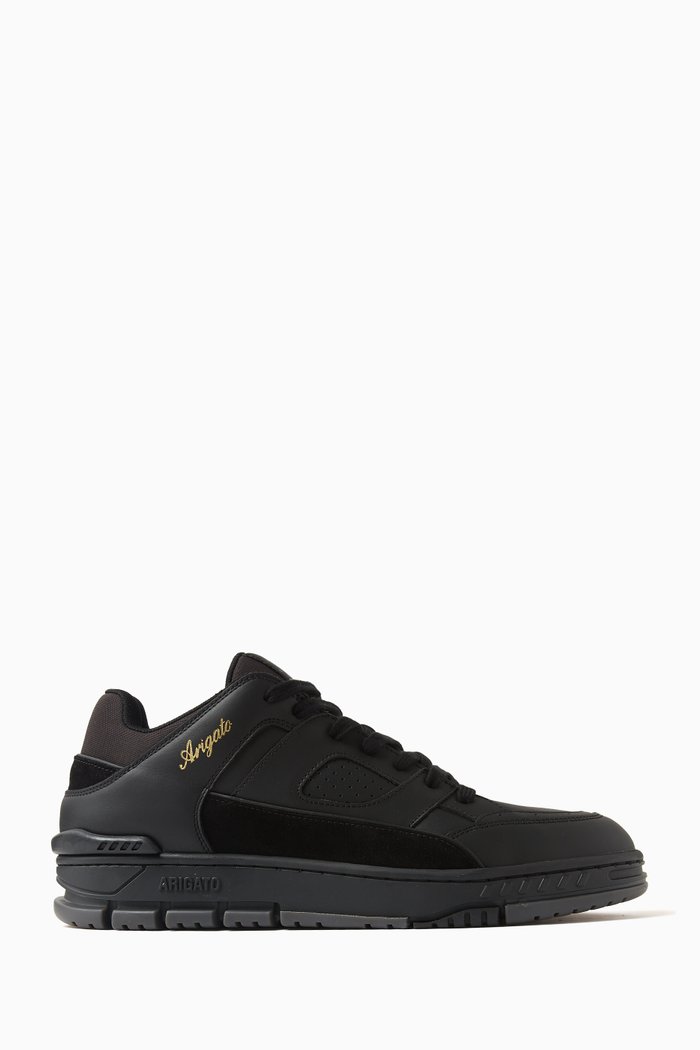 

Area Lo Sneakers in Leather, Black