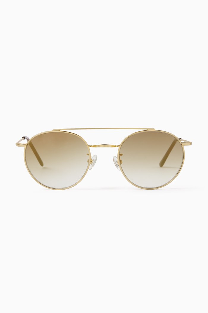Caligola Sunglasses in Metal, Multicolour